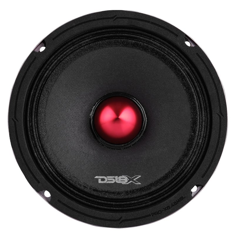 DS18 PRO-X6.4BMSL Slim Loudspeaker - 6.5", Midrange, Red Aluminum Bullet, 500W Max, 250W RMS, 4 Ohms - Premium Quality Audio Door Speakers for Car or Truck Stereo Sound System (1 Speaker) - Image 5